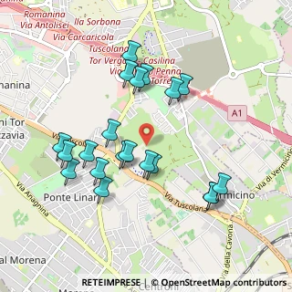 Mappa Via Nicola Abbagnano, 00173 Roma RM, Italia (0.9895)