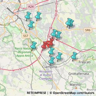 Mappa Via Renato Salvatori, 00173 Roma RM, Italia (3.55643)
