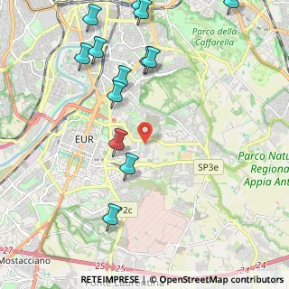 Mappa Via Alessio Baldovinetti, 00144 Roma RM, Italia (2.73769)