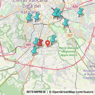 Mappa Via Alessio Baldovinetti, 00144 Roma RM, Italia (4.56727)