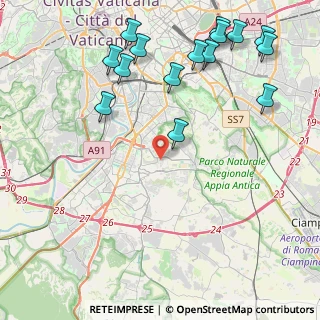 Mappa Via Alessio Baldovinetti, 00144 Roma RM, Italia (5.72933)