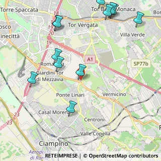 Mappa Via Mottafollone, 00173 Roma RM, Italia (2.8775)