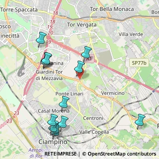 Mappa Via Mottafollone, 00173 Roma RM, Italia (2.67077)