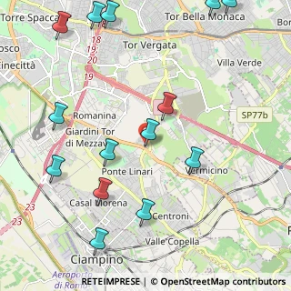 Mappa Via Mottafollone, 00173 Roma RM, Italia (2.89286)