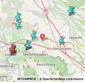 Mappa 00030 Colonna RM, Italia (5.37286)