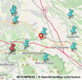 Mappa Via Togliatti Palmiro, 00030 Colonna RM, Italia (5.76818)