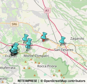 Mappa Via Togliatti Palmiro, 00030 Colonna RM, Italia (5.39706)