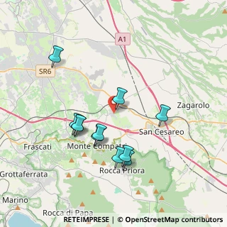 Mappa 00030 Colonna RM, Italia (3.71727)