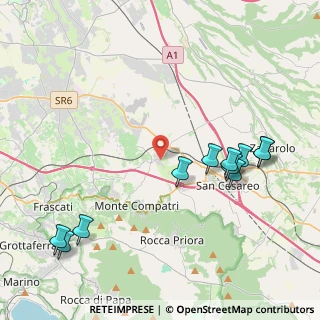 Mappa 00030 Colonna RM, Italia (5.05364)