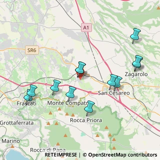 Mappa Via Togliatti Palmiro, 00030 Colonna RM, Italia (4.32083)