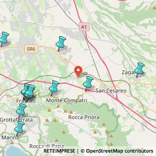 Mappa Via Togliatti Palmiro, 00030 Colonna RM, Italia (6.50308)