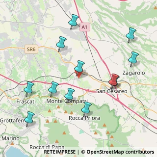 Mappa 00030 Colonna RM, Italia (4.79417)