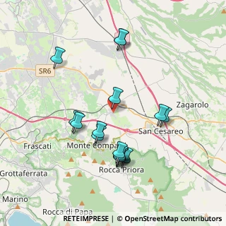 Mappa 00030 Colonna RM, Italia (3.96625)