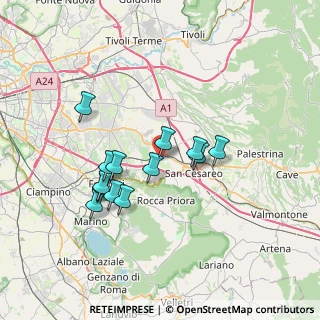 Mappa Via Togliatti Palmiro, 00030 Colonna RM, Italia (6.47615)