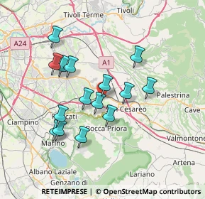 Mappa 00030 Colonna RM, Italia (6.76267)