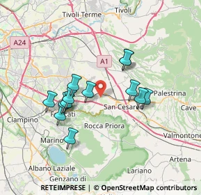 Mappa 00030 Colonna RM, Italia (6.50769)