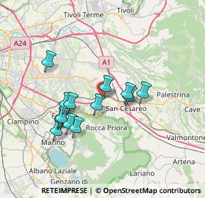 Mappa 00030 Colonna RM, Italia (6.47615)