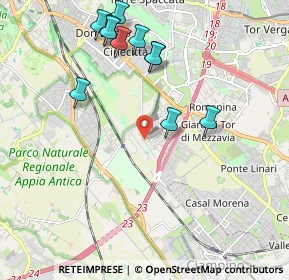 Mappa Via Campo Farnia, 00178 Roma RM, Italia (2.29273)