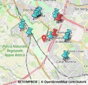 Mappa Via Campo Farnia, 00178 Roma RM, Italia (2.1435)