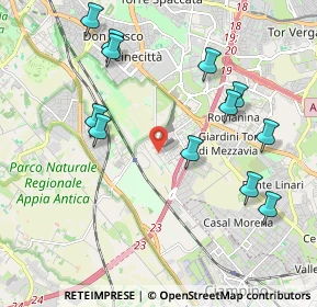 Mappa Via Campo Farnia, 00178 Roma RM, Italia (2.32333)
