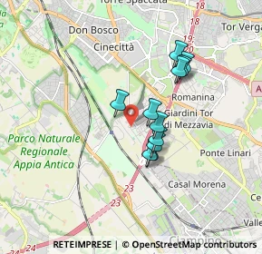 Mappa Via Campo Farnia, 00178 Roma RM, Italia (1.38273)