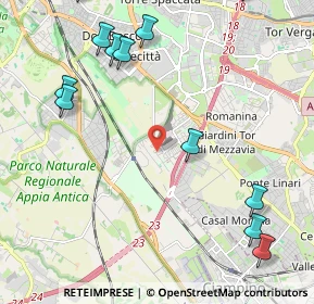 Mappa Via Campo Farnia, 00178 Roma RM, Italia (3.02)