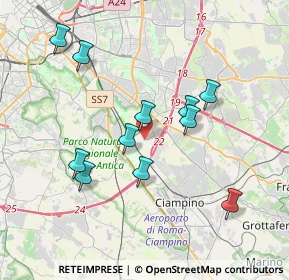 Mappa Via Campo Farnia, 00178 Roma RM, Italia (3.77182)