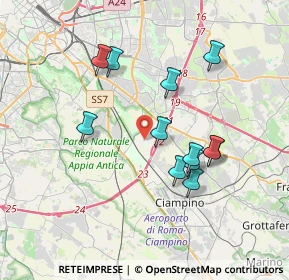 Mappa Via Campo Farnia, 00178 Roma RM, Italia (3.53667)