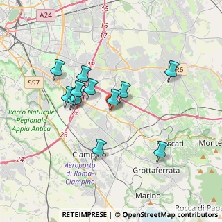 Mappa Via Simeri Crichi, 00173 Roma RM, Italia (3.35917)