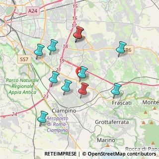 Mappa Via Simeri Crichi, 00173 Roma RM, Italia (3.94182)