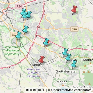 Mappa Via Simeri Crichi, 00173 Roma RM, Italia (5.41636)