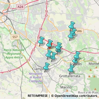 Mappa Via Simeri Crichi, 00173 Roma RM, Italia (3.39231)