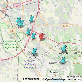 Mappa Via Simeri Crichi, 00173 Roma RM, Italia (4.445)