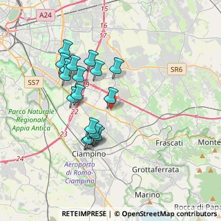 Mappa Via Simeri Crichi, 00173 Roma RM, Italia (3.54556)