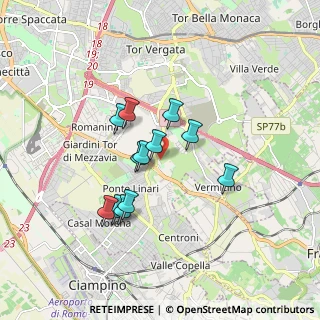 Mappa Via Simeri Crichi, 00173 Roma RM, Italia (1.45167)