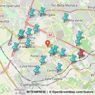 Mappa Via Simeri Crichi, 00173 Roma RM, Italia (2.497)