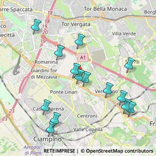 Mappa Via Simeri Crichi, 00173 Roma RM, Italia (2.37286)