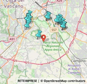 Mappa Via Quarto della Torre, 00178 Roma RM, Italia (4.12143)