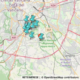 Mappa Via Quarto della Torre, 00178 Roma RM, Italia (3.3775)