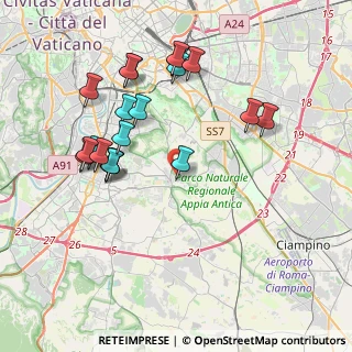 Mappa Via Quarto della Torre, 00178 Roma RM, Italia (4.2565)
