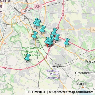 Mappa Via Bruno Saetti, 00173 Roma RM, Italia (2.37667)