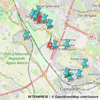 Mappa Via Arnaldo Ginna, 00173 Roma RM, Italia (2.6175)