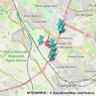 Mappa Via Arnaldo Ginna, 00173 Roma RM, Italia (1.23909)