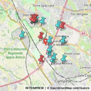 Mappa Via Arnaldo Ginna, 00173 Roma RM, Italia (1.9235)