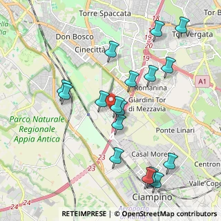 Mappa Via Arnaldo Ginna, 00173 Roma RM, Italia (2.24824)