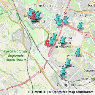 Mappa Via Arnaldo Ginna, 00173 Roma RM, Italia (2.453)