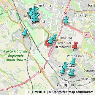 Mappa Via Arnaldo Ginna, 00173 Roma RM, Italia (2.76)