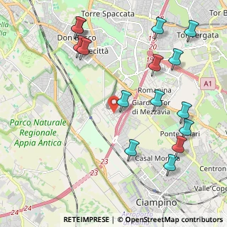 Mappa Via Bruno Saetti, 00173 Roma RM, Italia (2.69267)