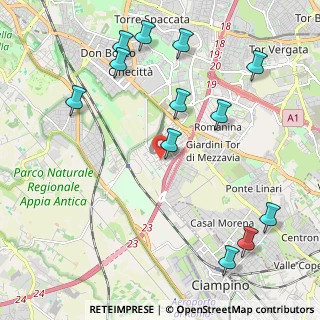 Mappa Via Arnaldo Ginna, 00173 Roma RM, Italia (2.6775)