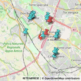 Mappa Via Arnaldo Ginna, 00173 Roma RM, Italia (2.0655)